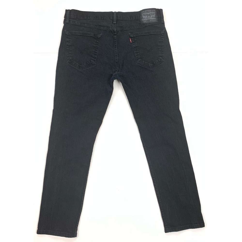 Levi's 511 Slim Fit Stretch Black Jeans 36x30